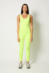 Neon Yellow Jumpsuit- 2way wear