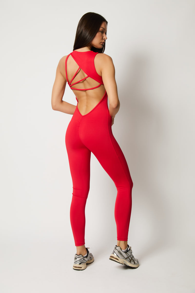 Red H Jumpsuit