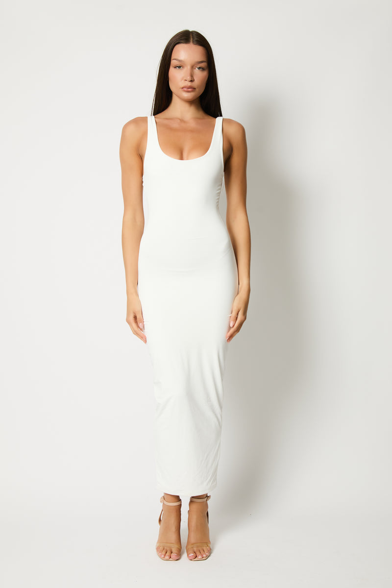 White Soft Bandage Dress