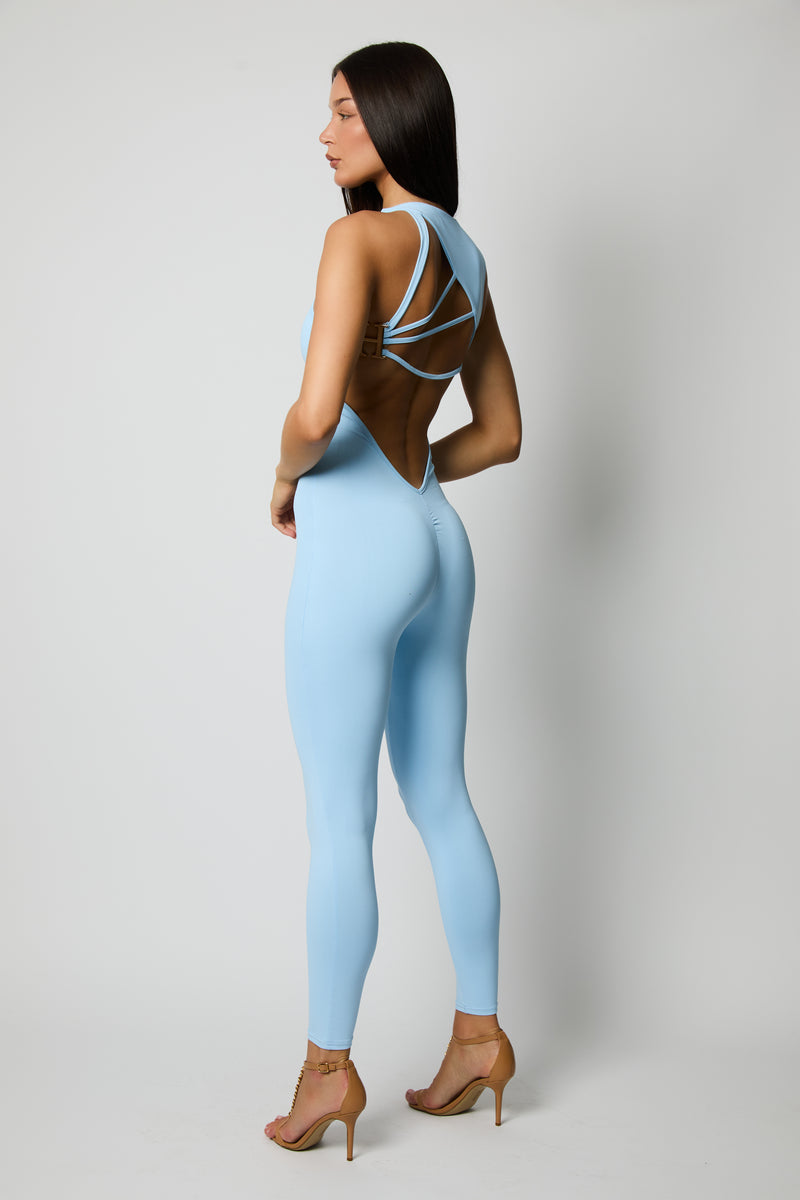 Sky Blue H Jumpsuit